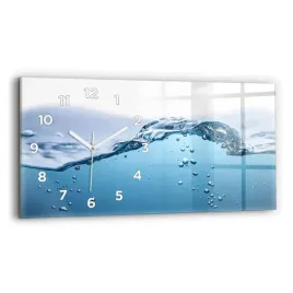 scienny-poziomy-zegar-szklany-ze-stylowym-nadrukiem-zblizenie-wody-60x30-cm
