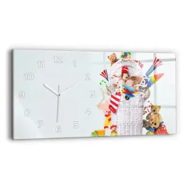 nowoczesny-poziomy-foto-zegar-szklany-wiklinowy-kosz-z-zabawkami-60x30-cm