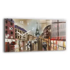 poziomy-zegar-szklany-do-kuchni-na-sciane-z-nadrukiem-miasto-paryz-60x30-cm