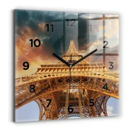 nowoczesny-foto-zegar-szklany-na-sciane-wieza-eiffla-na-tle-chmur-30x30-cm