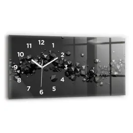 zegar-szklany-nowoczesny-ze-stylowym-nadrukiem-czarna-abstrakcja-60x30-cm