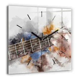 foto-zegar-szklany-scienny-do-nowoczesnych-wnetrz-grafika-gitary-60x60-cm