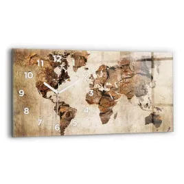 elegancki-poziomy-foto-zegar-szklany-na-sciane-mapa-swiata-vintage-60x30-cm