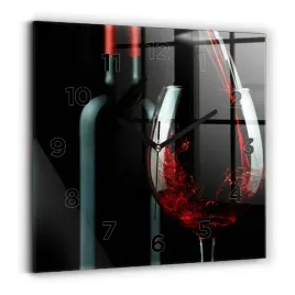 kwadratowy-zegar-szklany-scienny-do-biura-z-nadrukiem-butelka-wina-30x30-cm