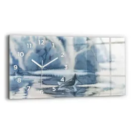 dekoracyjny-poziomy-zegar-szklany-na-sciane-zimowe-jezioro-lodka-60x30-cm