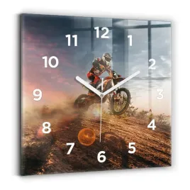 kwadratowy-zegar-szklany-scienny-z-motywem-mezczyzna-na-motocyklu-30x30-cm