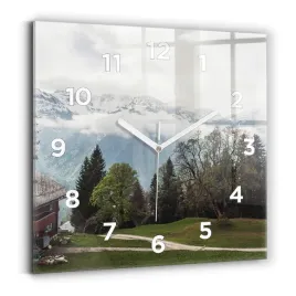 designerski-kwadratowy-foto-zegar-szklany-do-wnetrz-widok-na-gory-30x30-cm