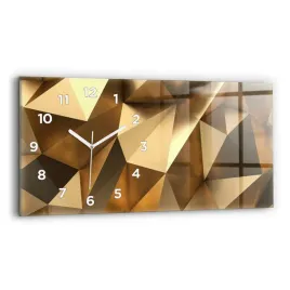 zegar-szklany-scienny-ze-stylowym-nadrukiem-tekstura-geometryczna-60x30-cm