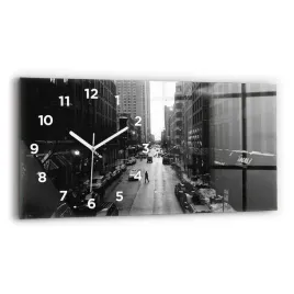 duzy-zegar-szklany-do-mieszkania-z-nadrukiem-ulice-miasta-chicago-60x30-cm