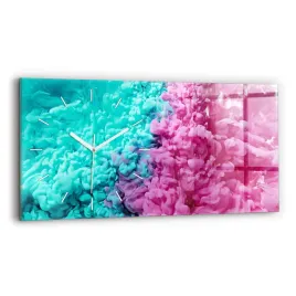 elegancki-foto-zegar-szklany-na-sciane-sztuka-nowoczesna-plamy-60x30-cm