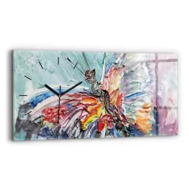 poziomy-zegar-szklany-do-salonu-ze-wzorem-fragment-sztuki-olejnej-60x30-cm