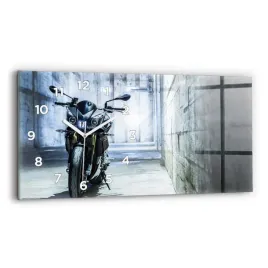 elegancki-poziomy-foto-zegar-szklany-na-sciane-motocykl-w-alejce-60x30-cm