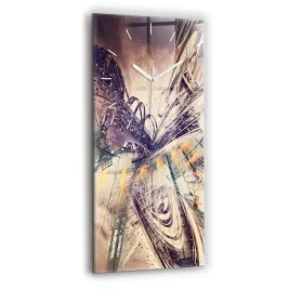 pionowy-zegar-szklany-designerski-ze-wzorem-abstrakcyjny-mechanizm-30x60-cm