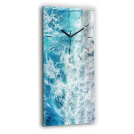 zegar-szklany-scienny-do-salonu-ze-stylowym-nadrukiem-fale-oceanu-30x60-cm