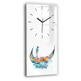 pionowy-zegar-szklany-na-sciane-ze-wzorem-wlochy-wenecka-gondola-30x60-cm