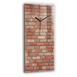 scienny-pionowy-zegar-szklany-ze-stylowym-nadrukiem-ceglana-sciana-30x60-cm