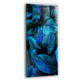 pionowy-zegar-szklany-scienny-do-biura-z-grafika-natura-tropikalna-30x60-cm
