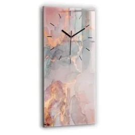 zegar-szklany-do-sypialni-ze-stylowym-nadrukiem-tekstura-marmuru-30x60-cm