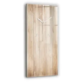 zegar-szklany-nowoczesny-ze-stylowym-nadrukiem-drewniana-tekstura-30x60-cm