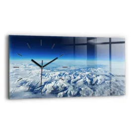 zegar-szklany-scienny-ze-stylowym-nadrukiem-lodz-rybacka-w-porcie-60x30-cm