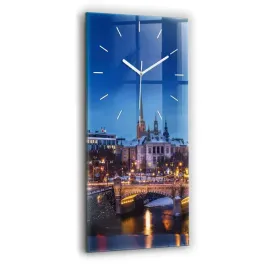 zegar-szklany-scienny-do-salonu-ze-wzorem-panorama-miasta-pilzno-30x60-cm