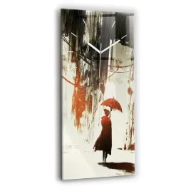 wiszacy-pionowy-zegar-szklany-z-grafika-kobieta-w-deszczowej-nocy-30x60-cm