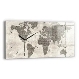 zegar-szklany-nowoczesny-ze-stylowym-nadrukiem-mapa-swiata-gazeta-60x30-cm