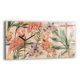 scienny-poziomy-zegar-szklany-do-salonu-tropikalne-liscie-palmowe-60x30-cm