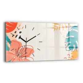 dekoracyjny-zegar-szklany-na-sciane-z-nadrukiem-hawajskie-rosliny-60x30-cm