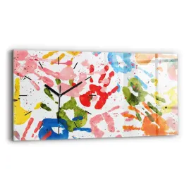 duzy-poziomy-foto-zegar-szklany-do-mieszkania-odbicia-dloni-dzieci-60x30-cm