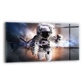 designerski-poziomy-zegar-szklany-do-wnetrz-astronauta-w-kosmosie-60x30-cm
