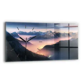 poziomy-zegar-szklany-na-sciane-z-nadrukiem-szczyty-gor-krajobraz-60x30-cm