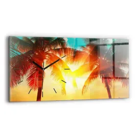 poziomy-zegar-szklany-do-kuchni-na-sciane-wakacje-odpoczynek-lato-60x30-cm
