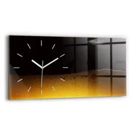 poziomy-zegar-szklany-scienny-do-salonu-z-grafika-sok-pomaranczowy-60x30-cm