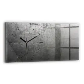 duzy-poziomy-zegar-szklany-do-mieszkania-ze-wzorem-metalowa-sciana-60x30-cm
