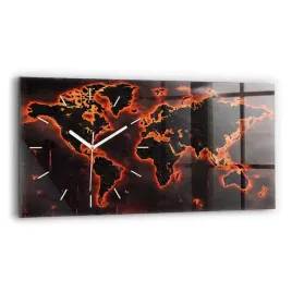 poziomy-zegar-szklany-do-kuchni-na-sciane-z-nadrukiem-mapa-swiata-60x30-cm