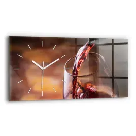 poziomy-zegar-szklany-scienny-do-biura-z-nadrukiem-kieliszek-wina-60x30-cm