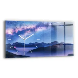 zegar-szklany-scienny-do-biura-ze-stylowym-nadrukiem-droga-mleczna-60x30-cm