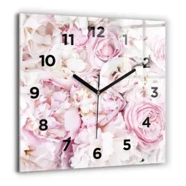 kwadratowy-zegar-szklany-designerski-ze-wzorem-dekoracyjne-kwiaty-60x60-cm
