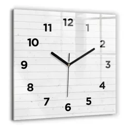 kwadratowy-zegar-szklany-do-kuchni-na-sciane-panele-drewniane-wzor-60x60-cm