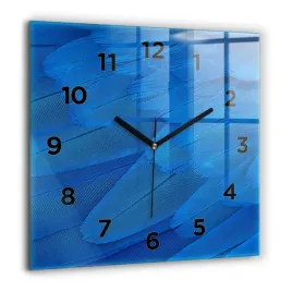 kwadratowy-zegar-szklany-do-kuchni-na-sciane-ze-wzorem-pioro-ptaka-60x60-cm