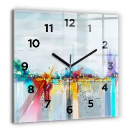 zegar-szklany-designerski-ze-stylowym-nadrukiem-abstrakcyjny-most-60x60-cm