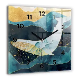 scienny-kwadratowy-zegar-szklany-z-nadrukiem-abstrakcyjny-wieloryb-60x60-cm
