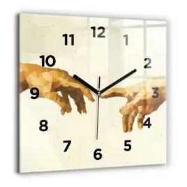 dekoracyjny-kwadratowy-zegar-szklany-z-nadrukiem-stworzenie-adama-60x60-cm