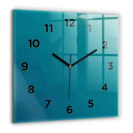 kwadratowy-zegar-szklany-designerski-z-nadrukiem-morska-abstrakcja-60x60-cm