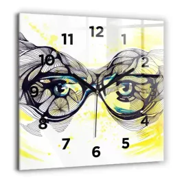 zegar-szklany-dekoracyjny-ze-stylowym-nadrukiem-oczy-w-okularach-60x60-cm
