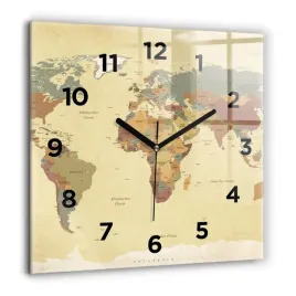 zegar-szklany-do-sypialni-z-nadrukiem-mapa-swiata-w-stylu-vintage-60x60-cm