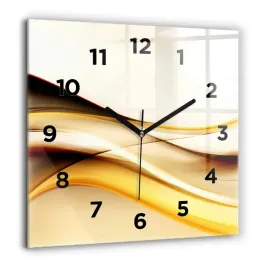 kwadratowy-zegar-szklany-do-sypialni-z-nadrukiem-abstrakcja-fala-60x60-cm
