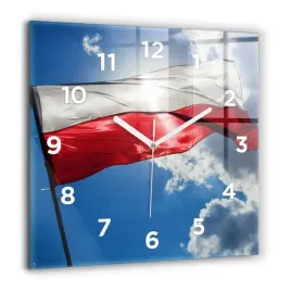 duzy-kwadratowy-zegar-scienny-na-sciane-flaga-polski-na-tle-nieba-60x60-cm