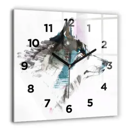 zegar-szklany-scienny-do-biura-z-grafika-profil-malowanego-wilka-60x60-cm